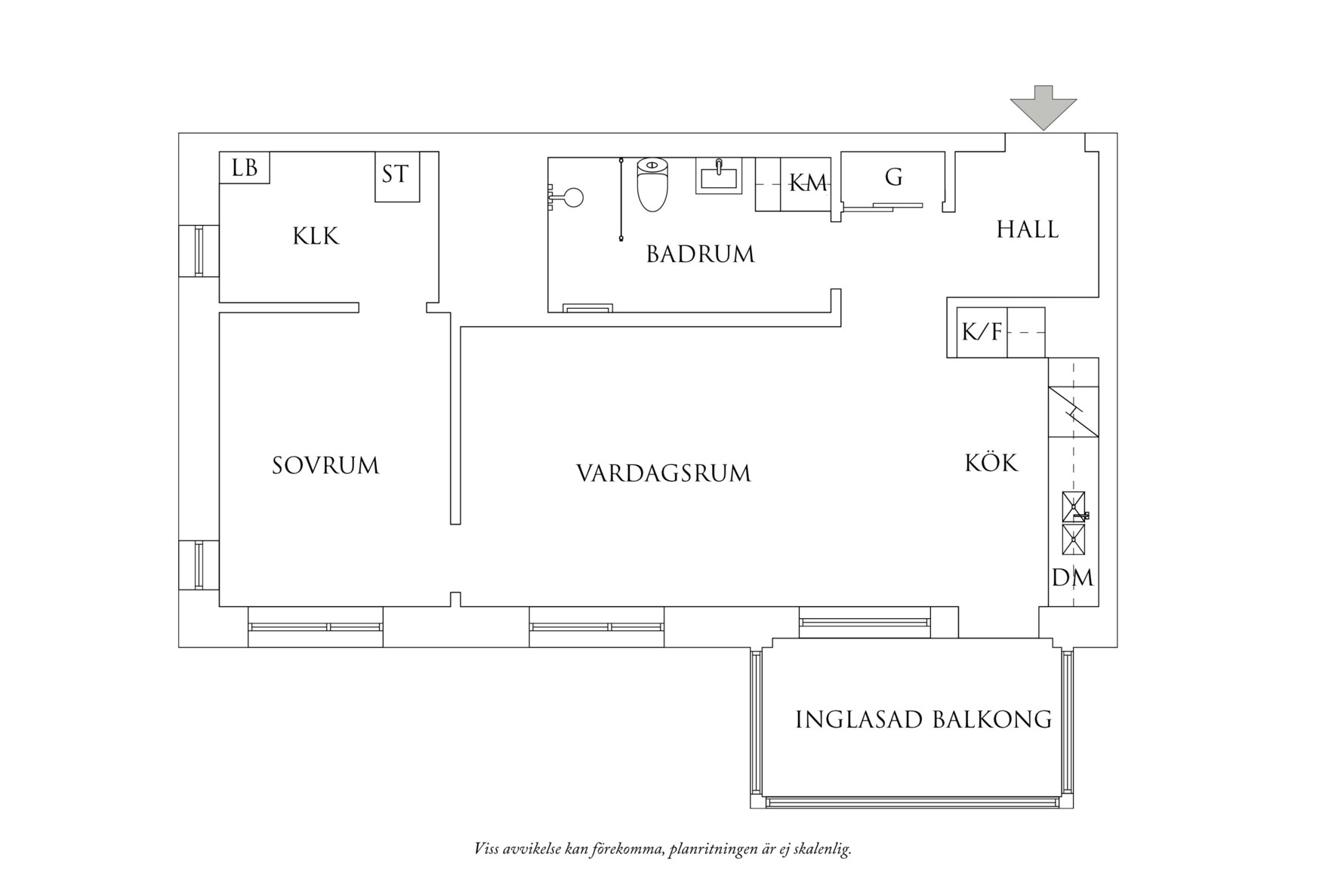 Planritning 1 Ebbe Lieberathsgatan 29C