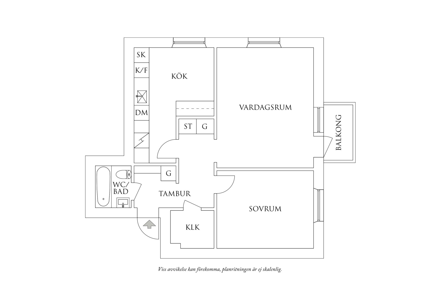 Planritning 1 Raketgatan 12