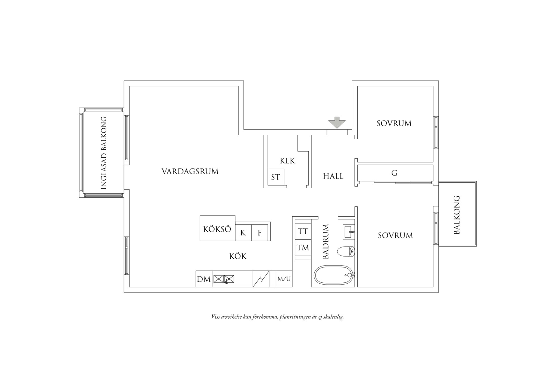 Planritning 1 Sannegårdsgatan 20
