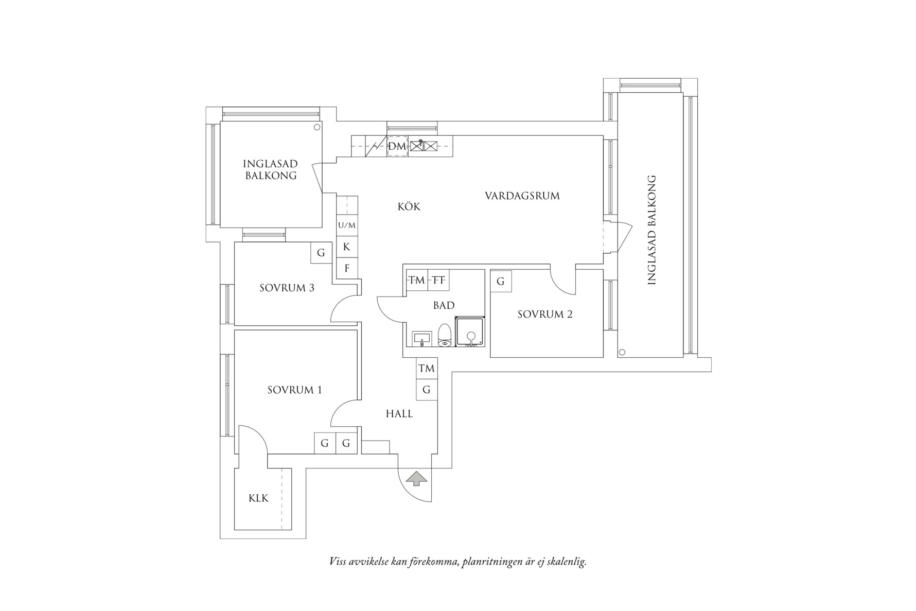 Planritning 1 Hinderbanan 24