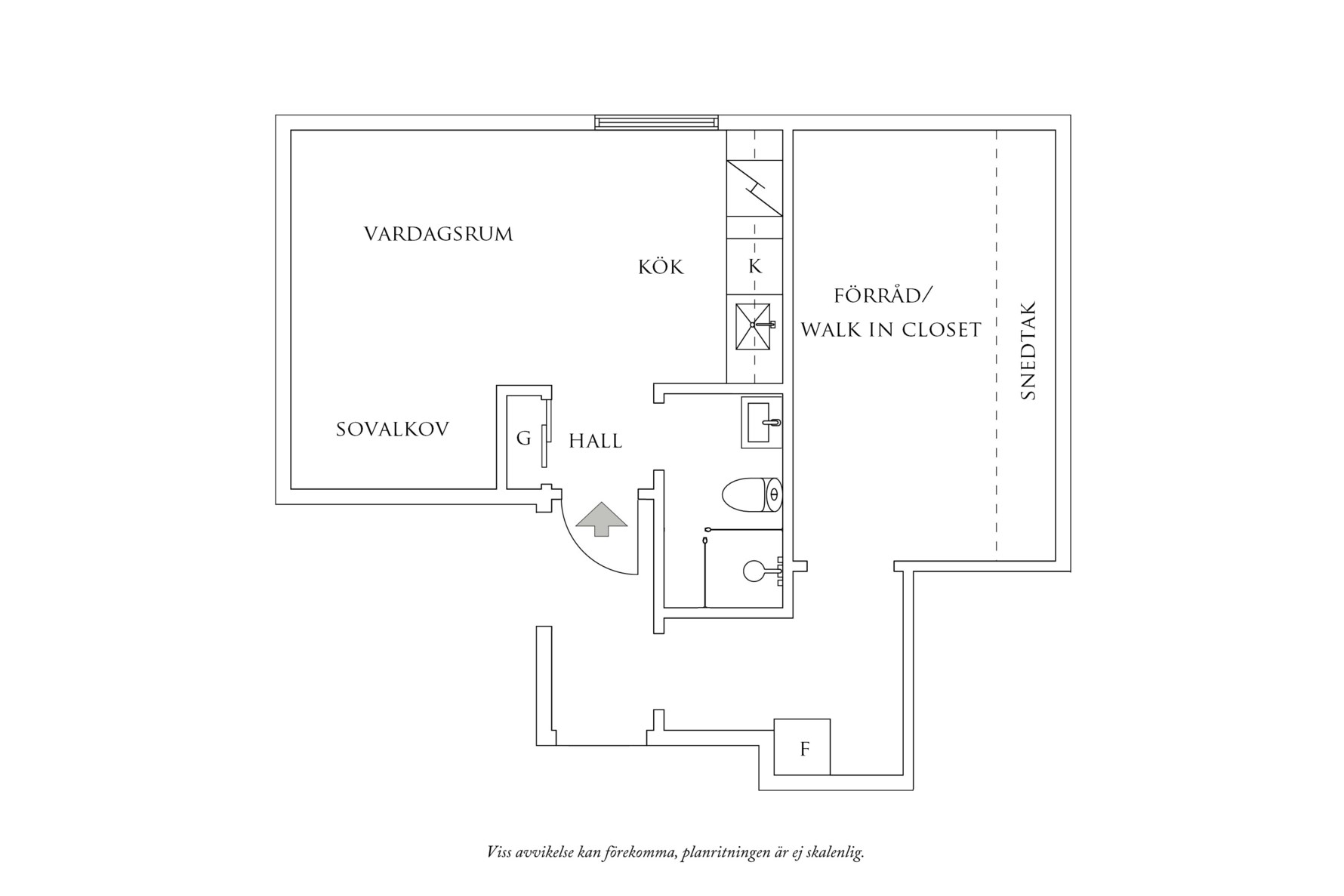 Planritning 1 Trebackegatan 2