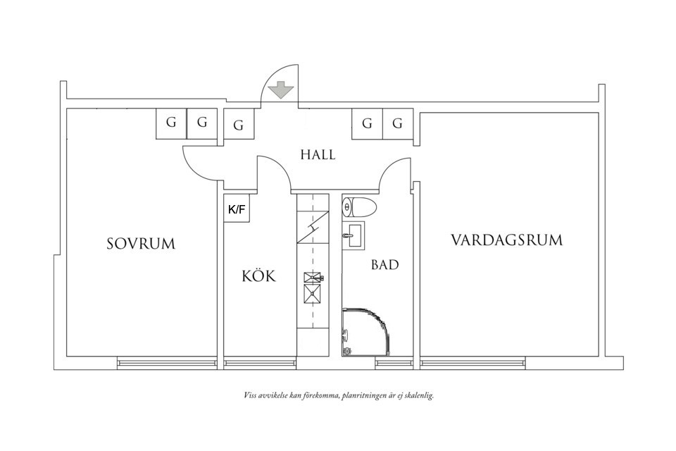 Planritning 1 Rubingatan 16