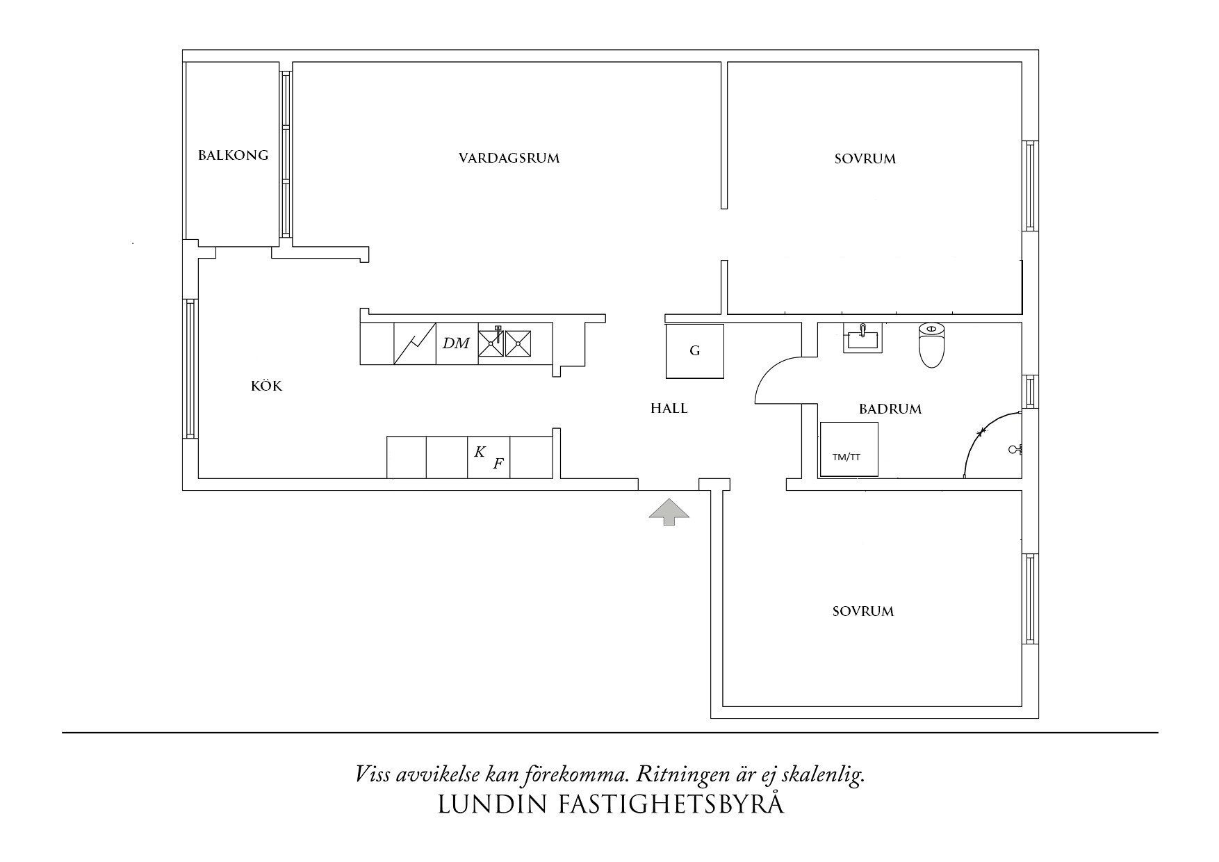 Planritning 1 Beryllgatan 23
