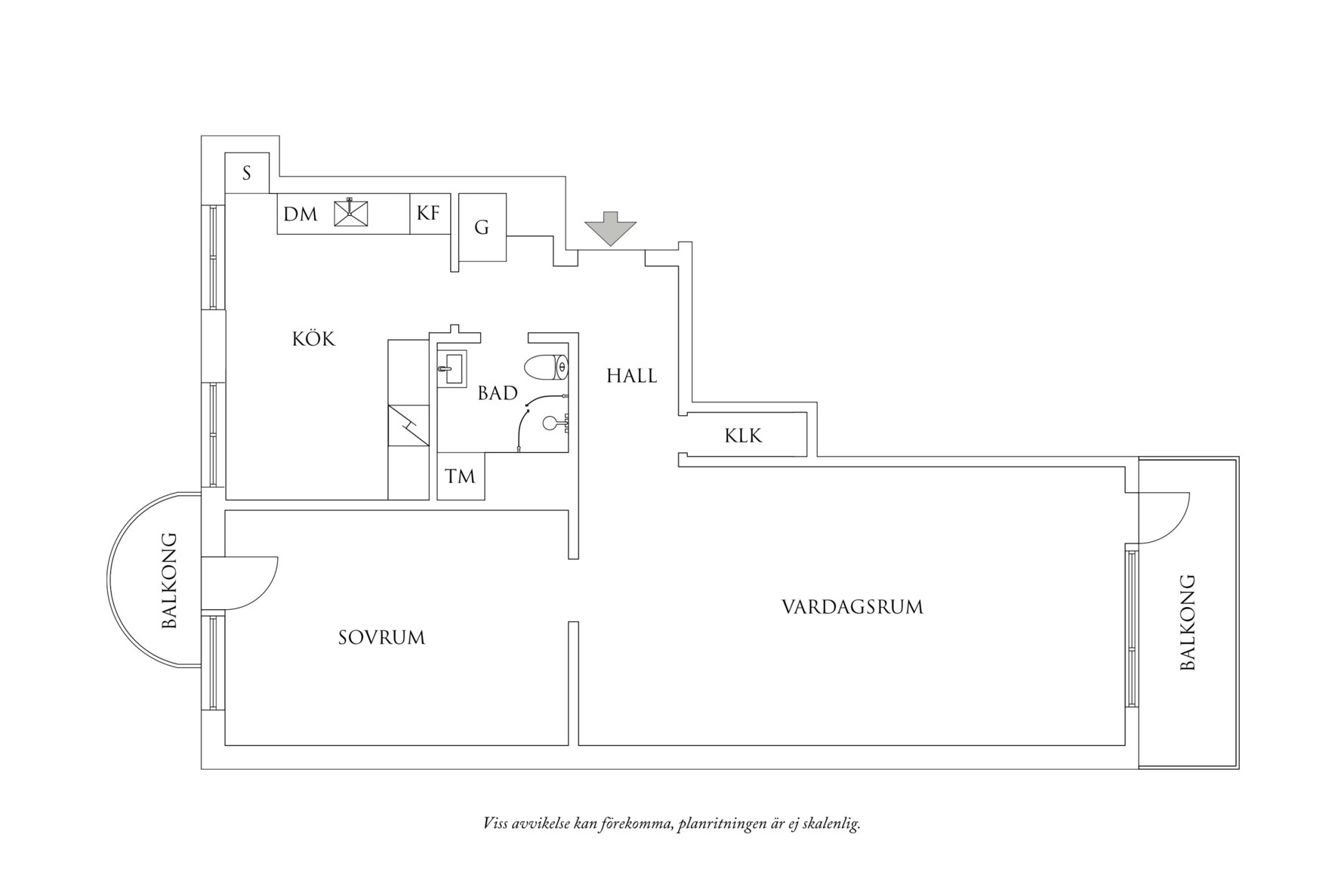 Planritning 1 Lemansgatan 10