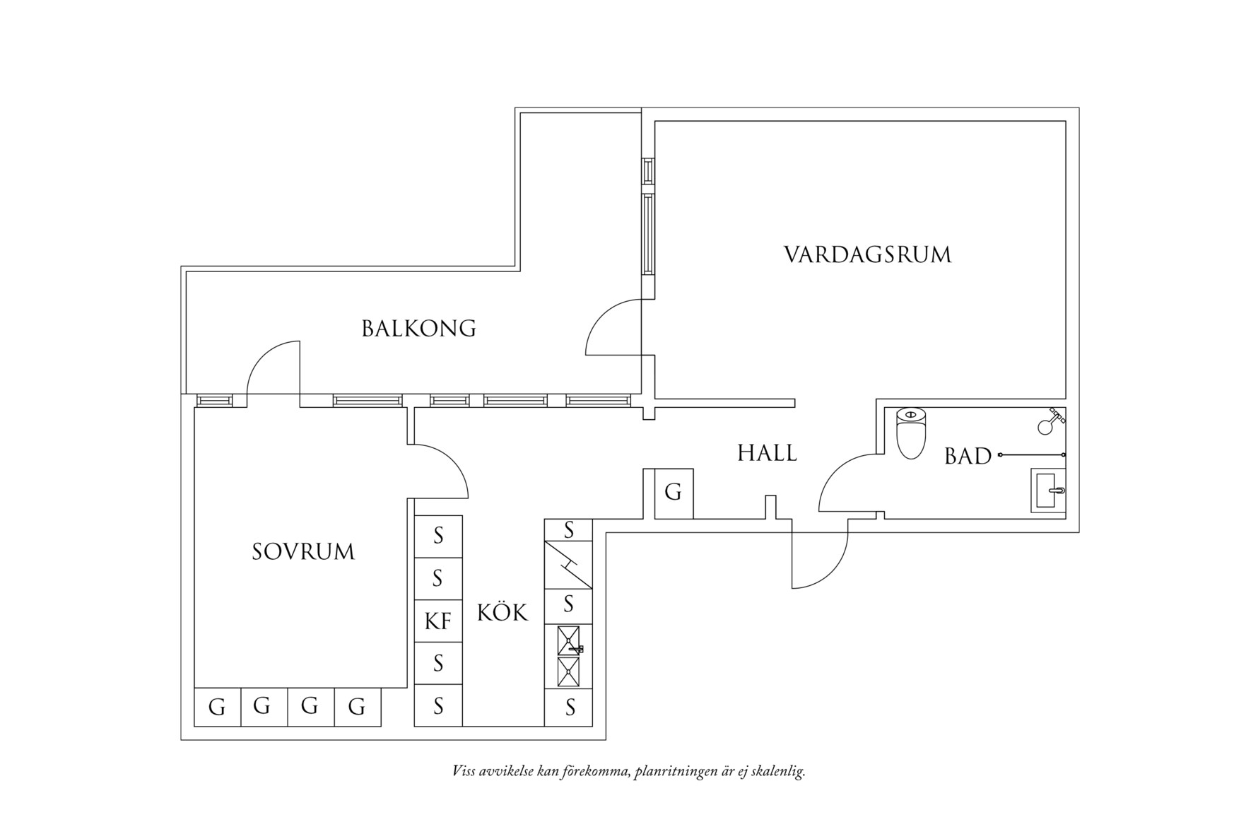 Planritning 1 Klostergången 9