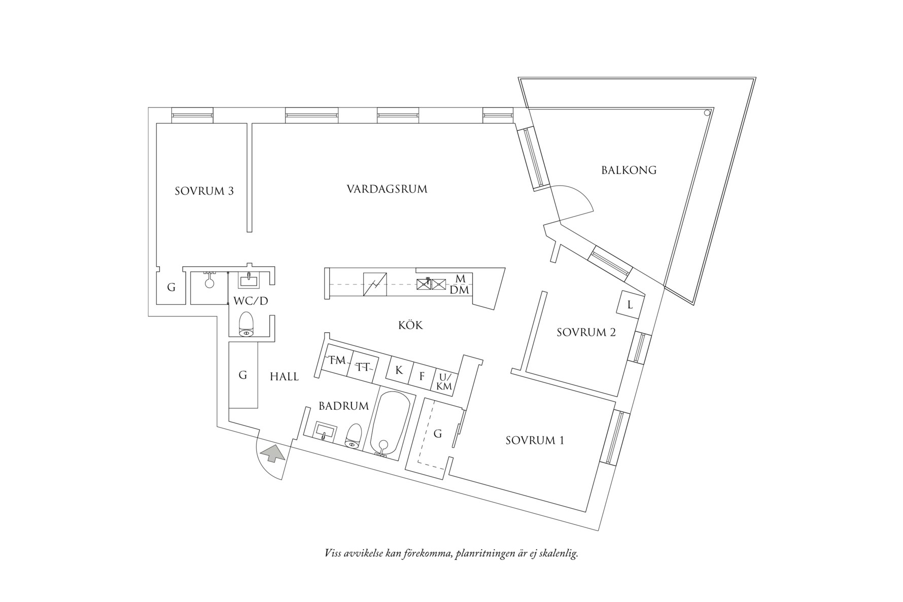 Planritning 1 Fritiof Anderssons gata 13