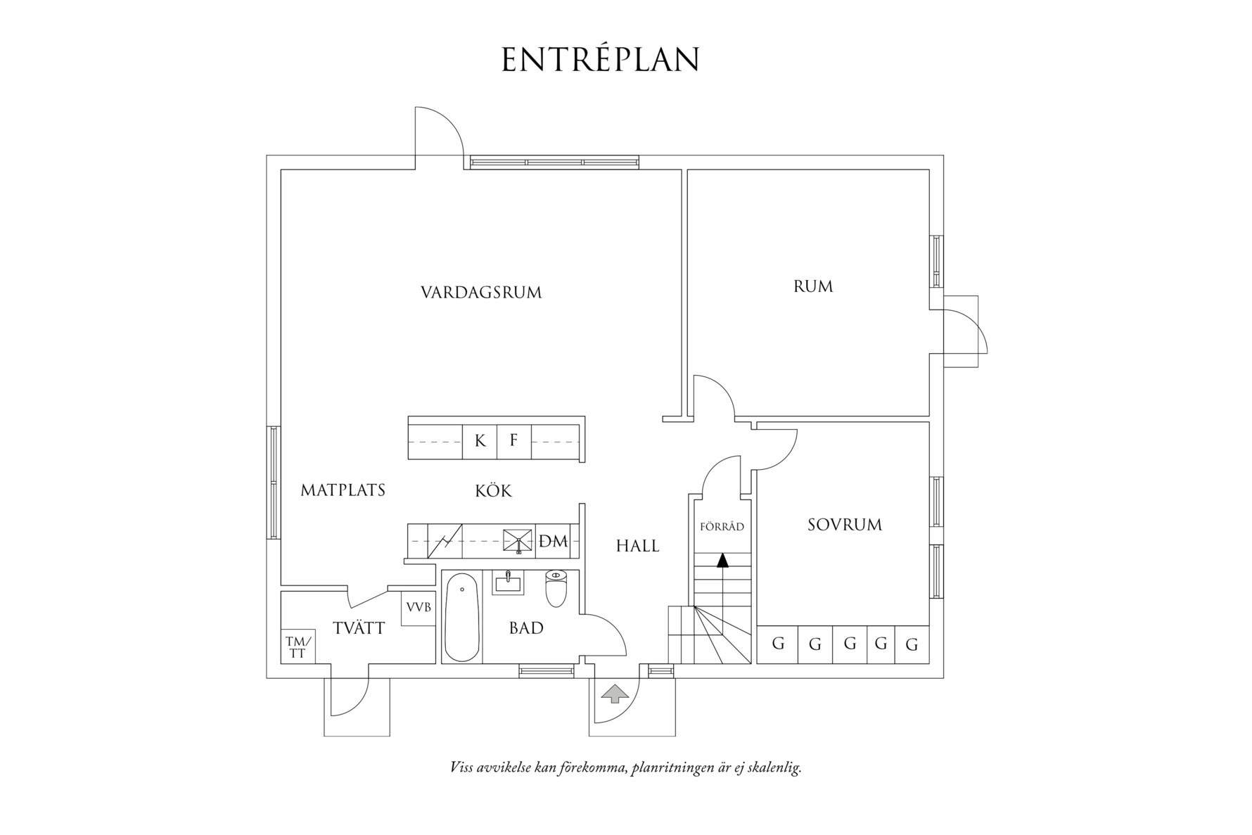 Planritning 1 Kompassvägen 11
