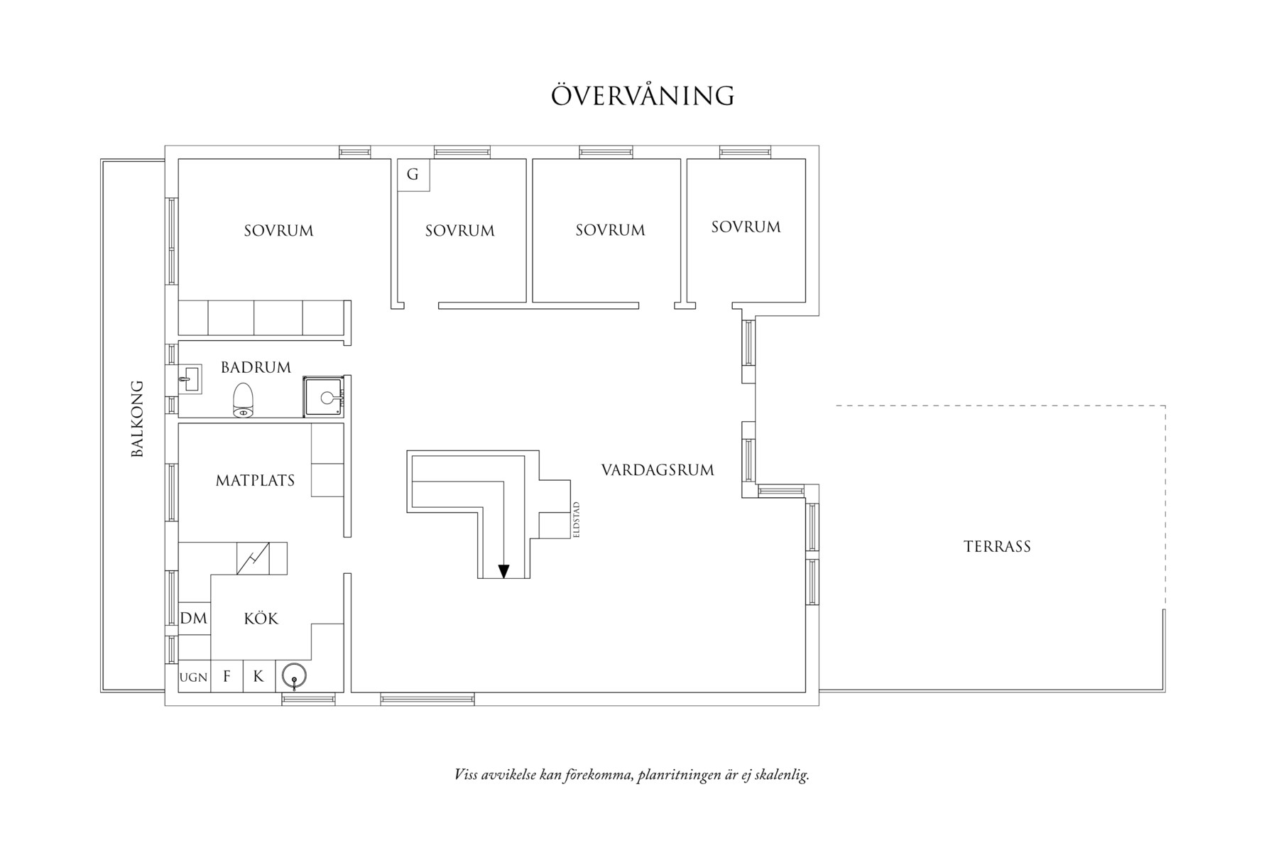 Planritning 1 Boregatan 6