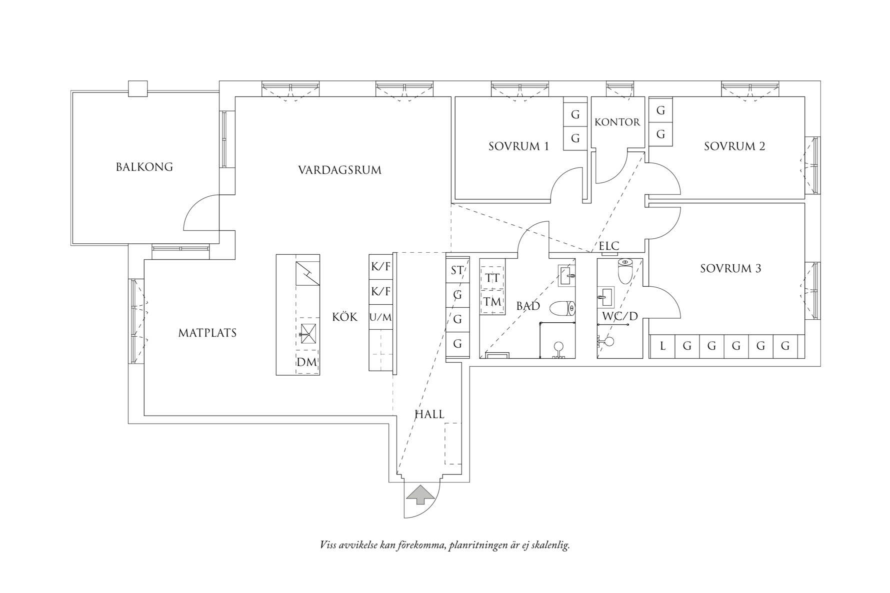 Planritning 1 Nordhemsgatan 10