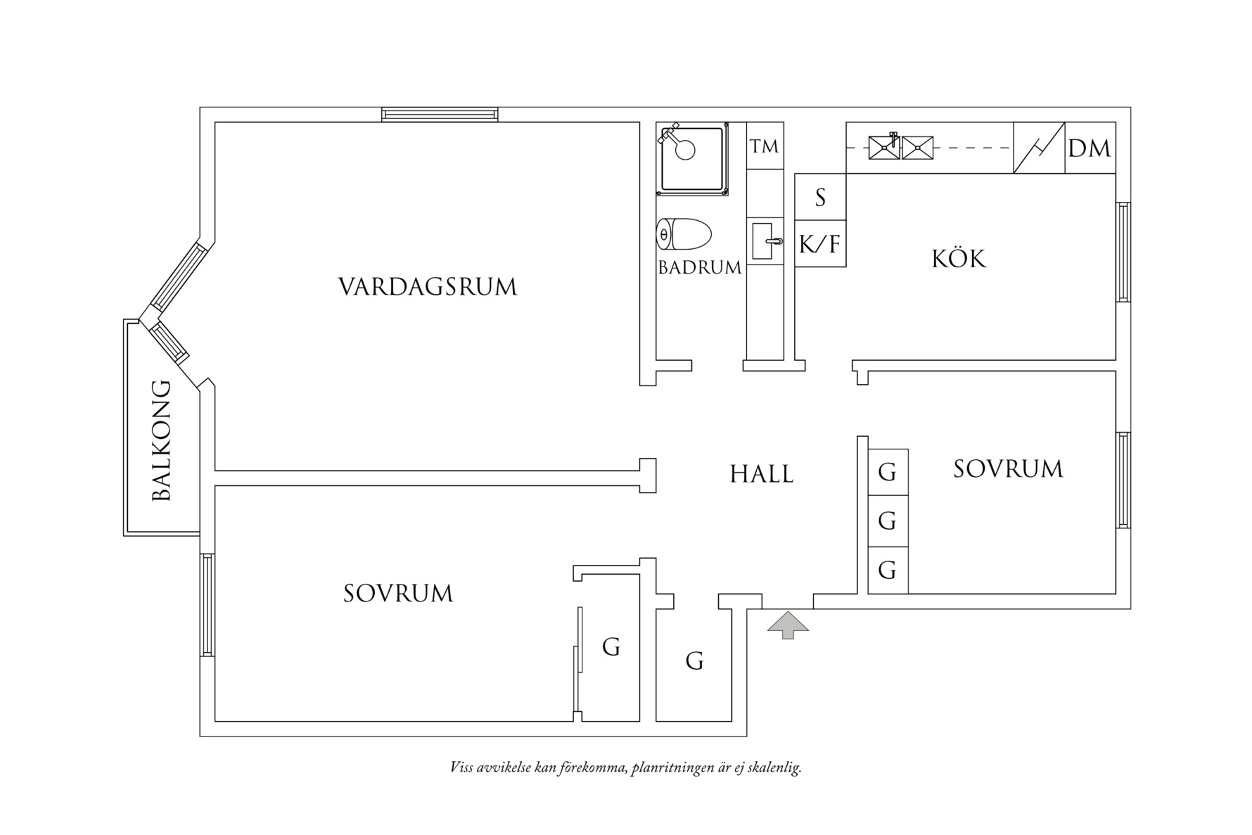 Planritning 1 Prytzgatan 29