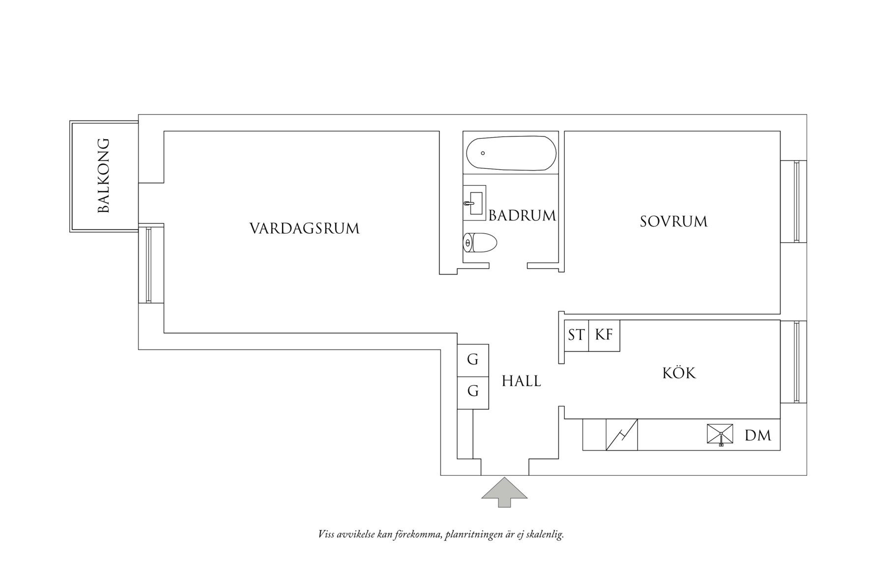 Planritning 1 Olof Rudbecksgatan 17