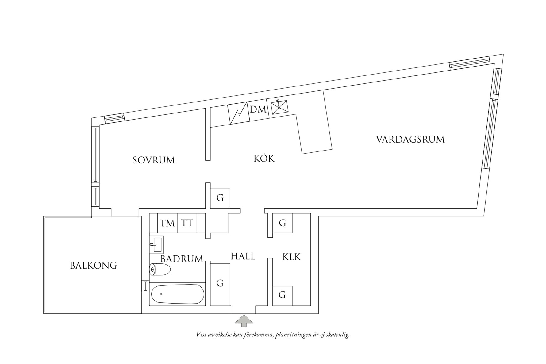 Planritning 1 Lotsgatan 17