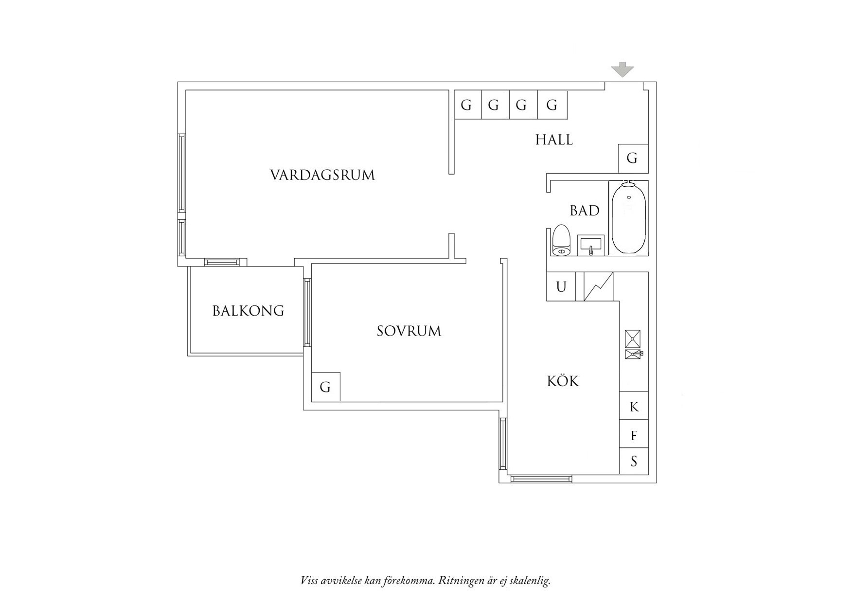 Planritning 1 Föreningsgatan 1A
