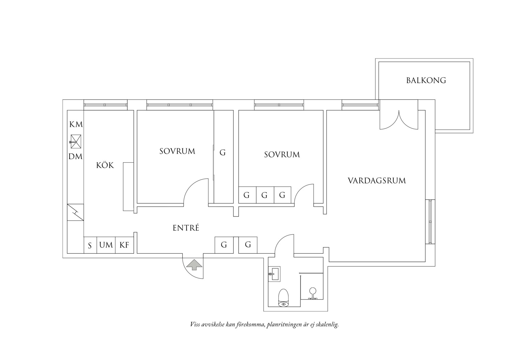 Planritning 1 Spaldingsgatan 9