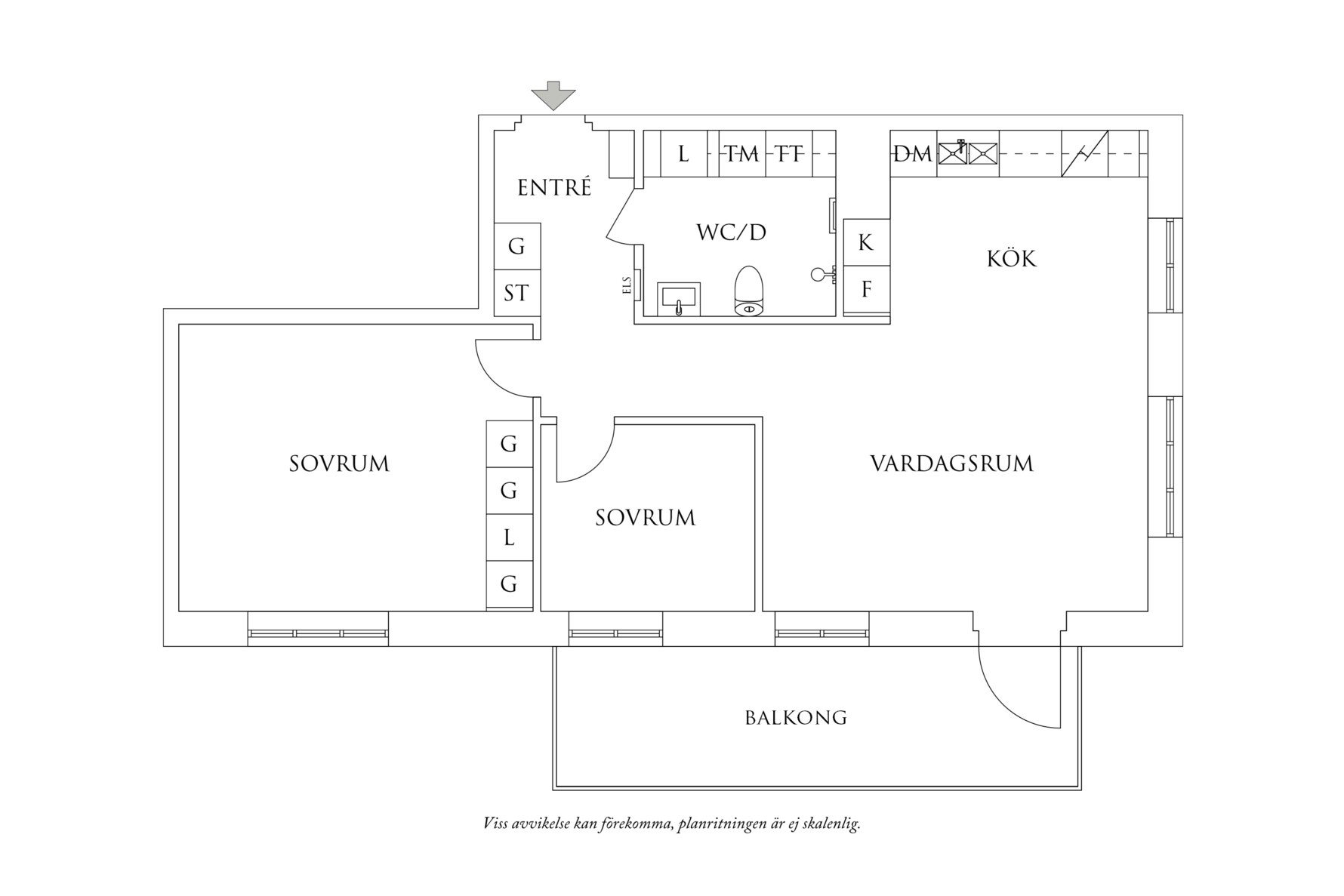 Planritning 1 Virginsgatan 30