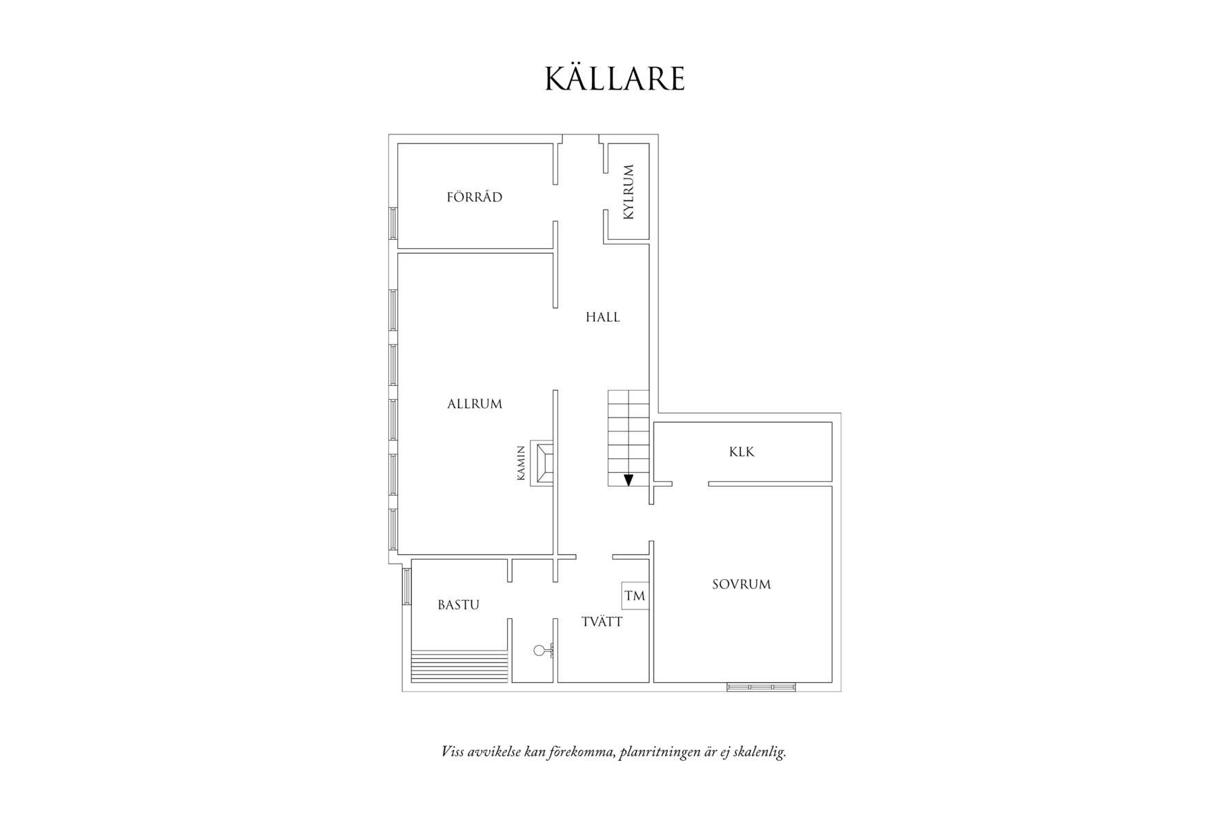 Planritning 2 Nedre Loftvägen 4