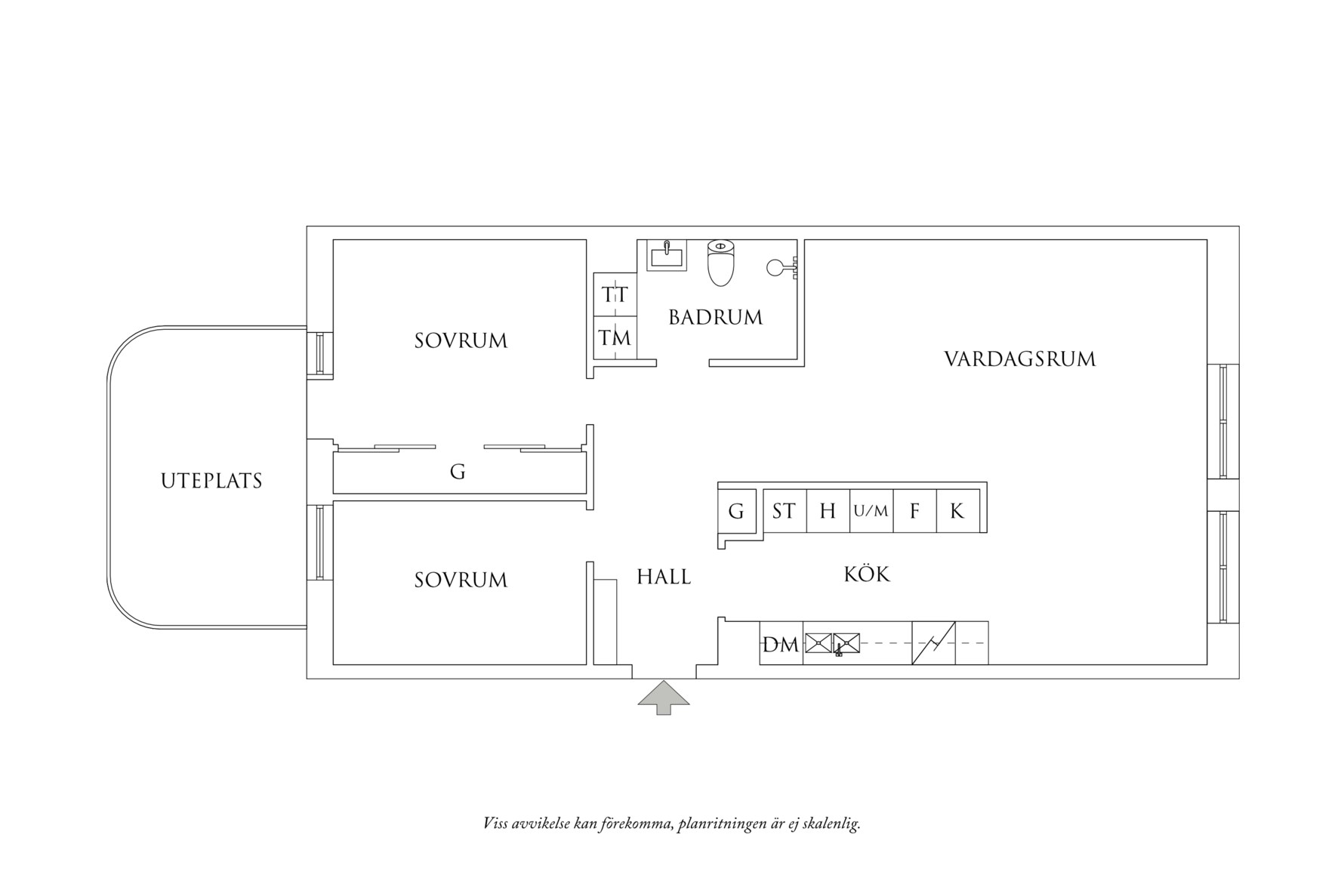 Planritning 1 Mölndalsvägen 69C