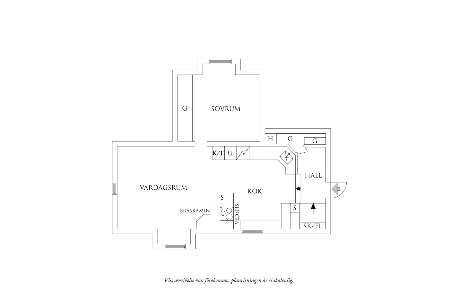 Planritning 2 Lysholmsvägen 1