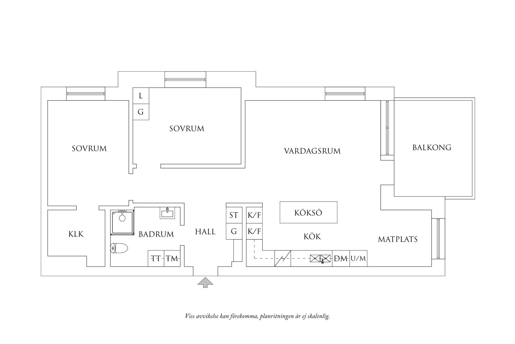 Planritning 1 Uggleberget 26
