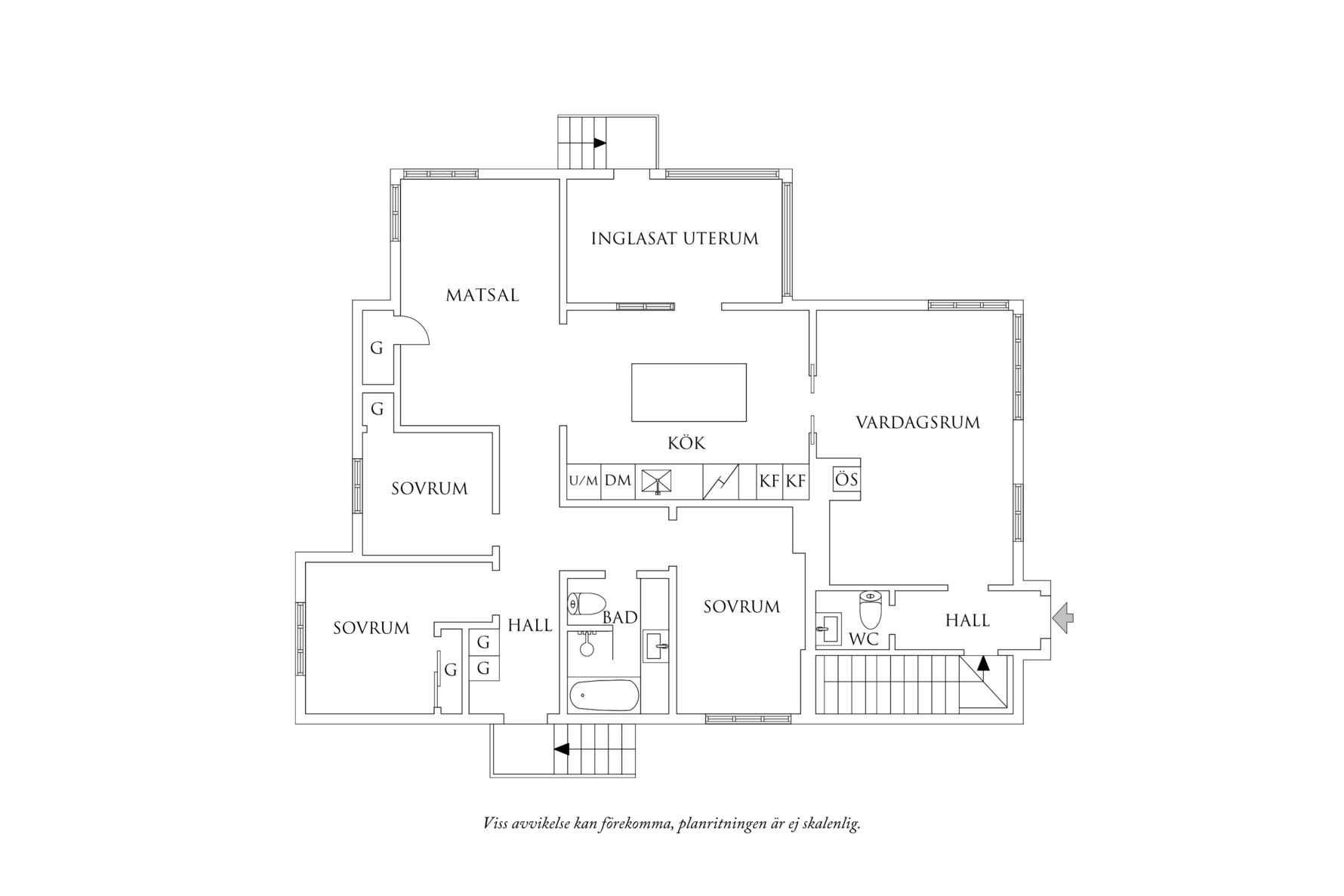 Planritning 1 Egmontsgatan 10