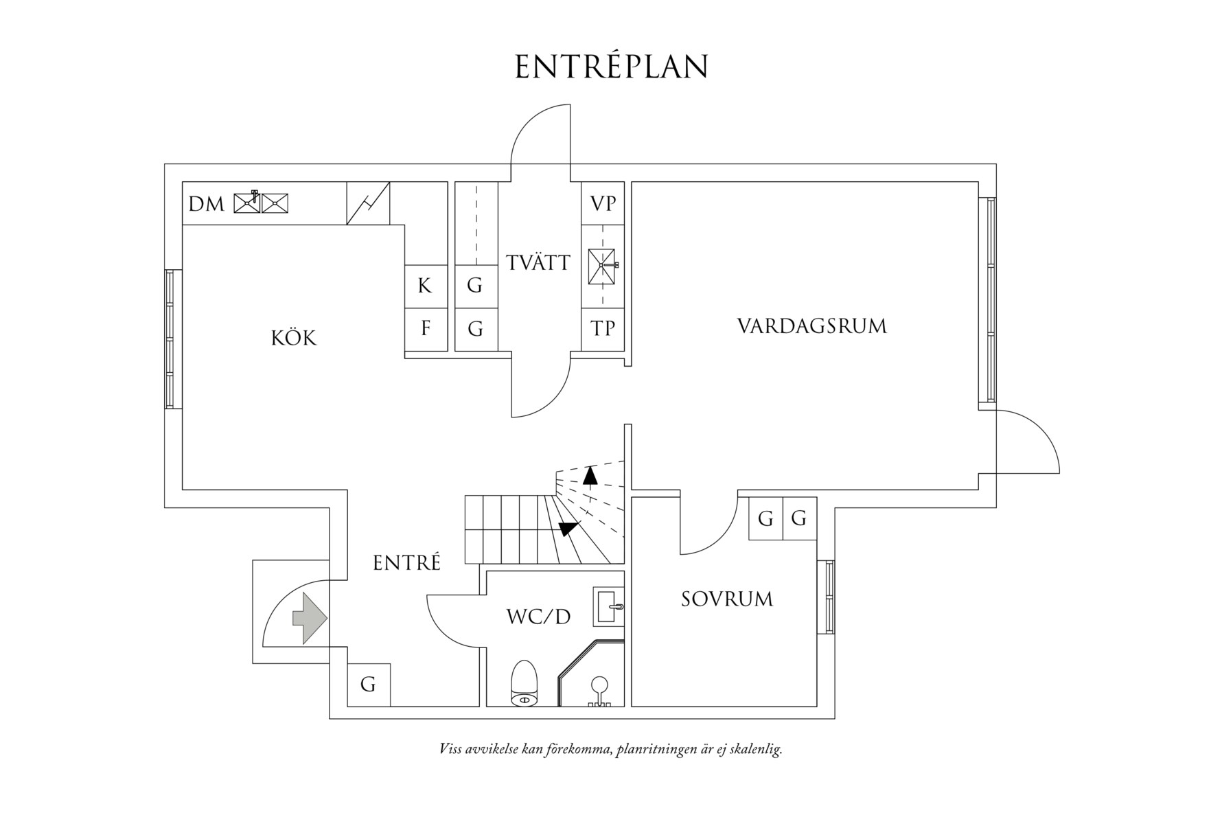 Planritning 1 Banaliden 7B