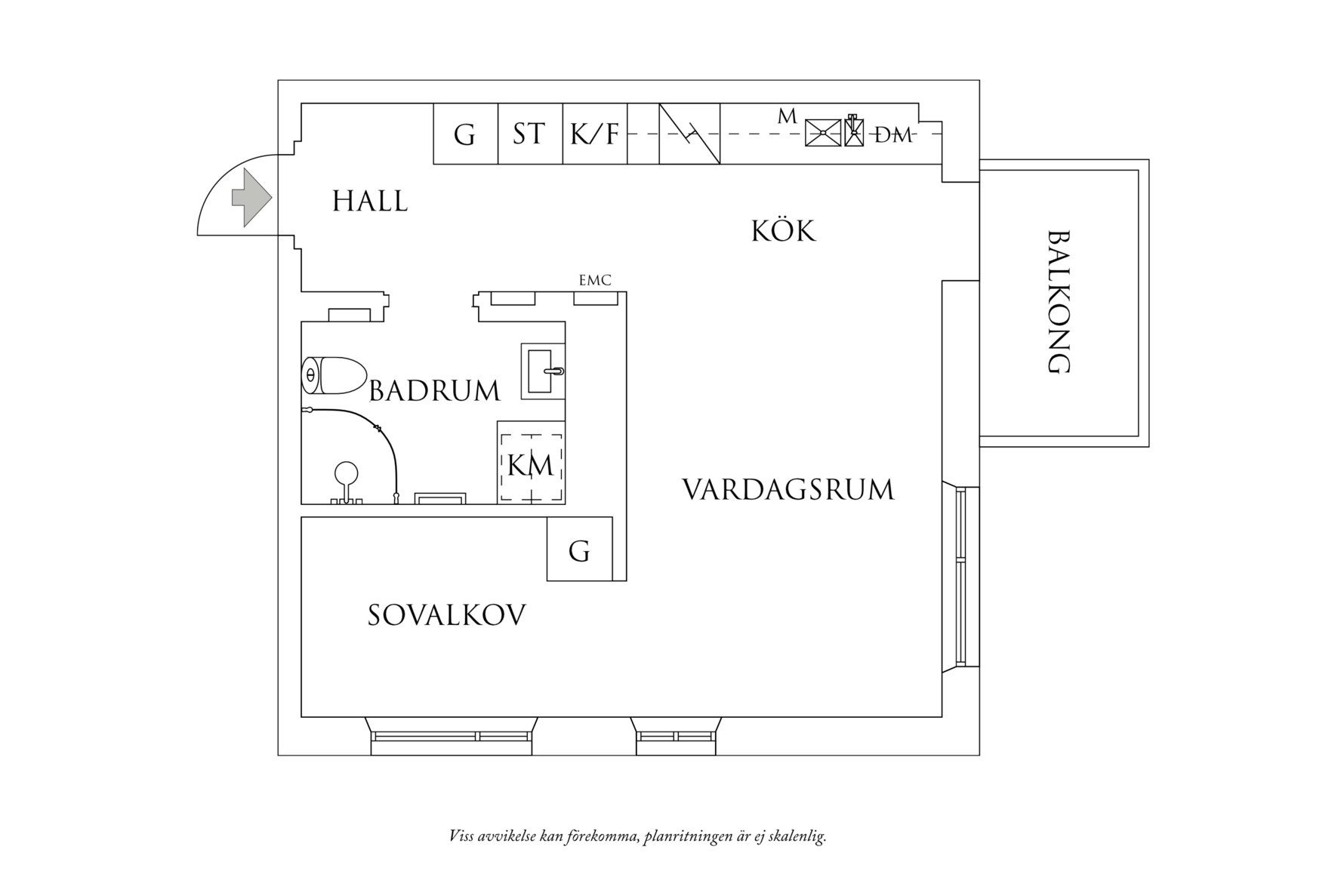 Planritning 1 Grafiska vägen 4A
