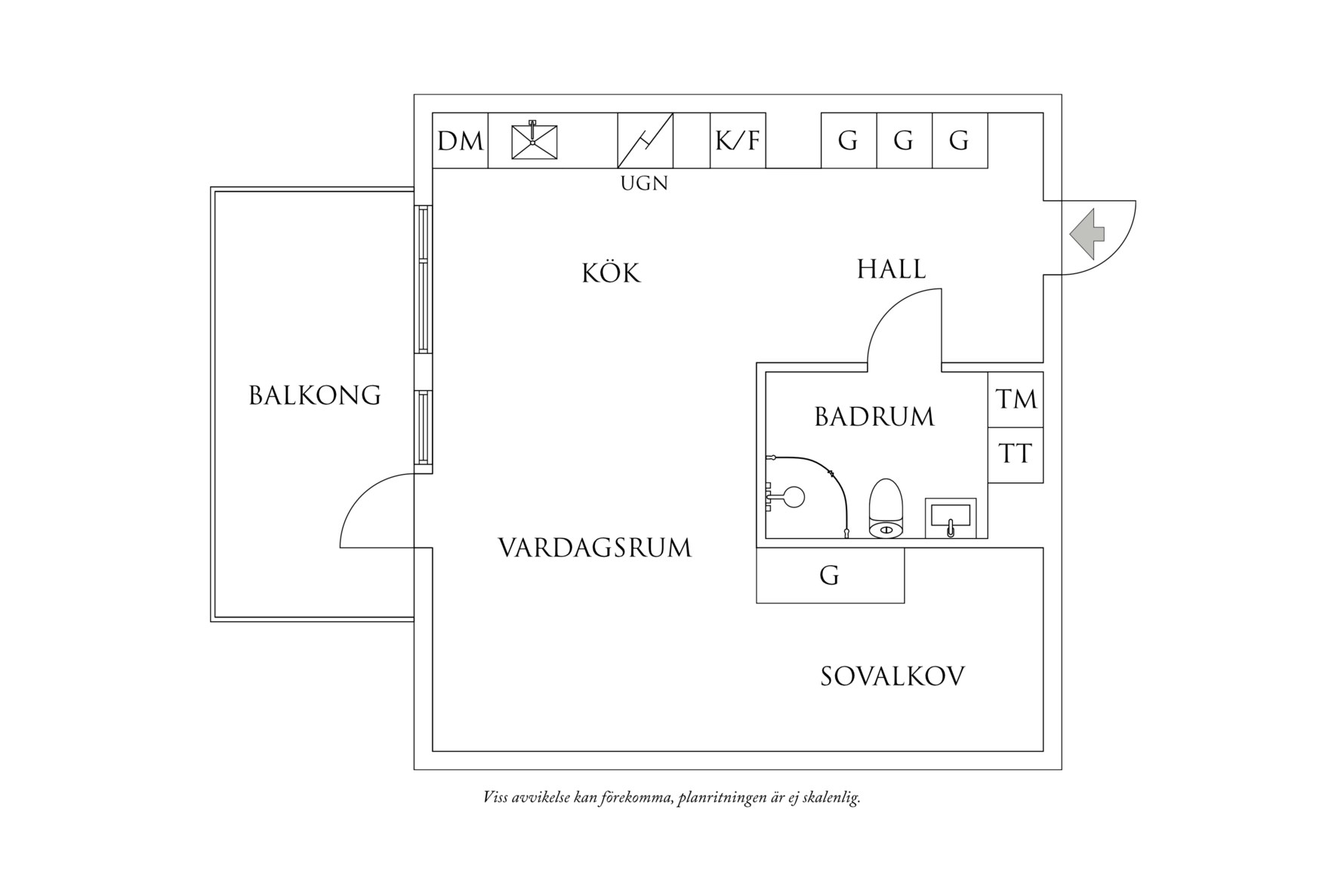 Planritning 1 Mölndalsvägen 69B