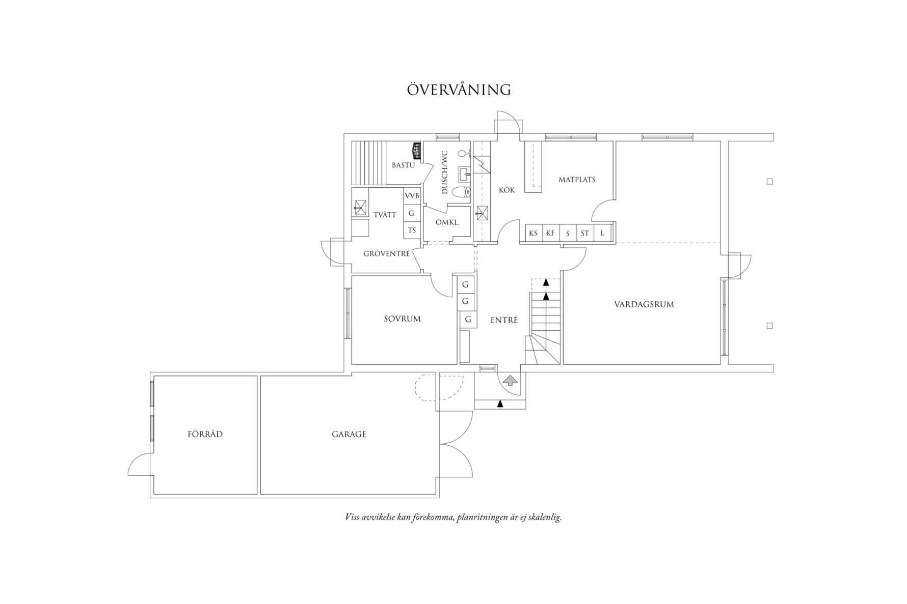 Planritning 1 Kaprifolgatan 109