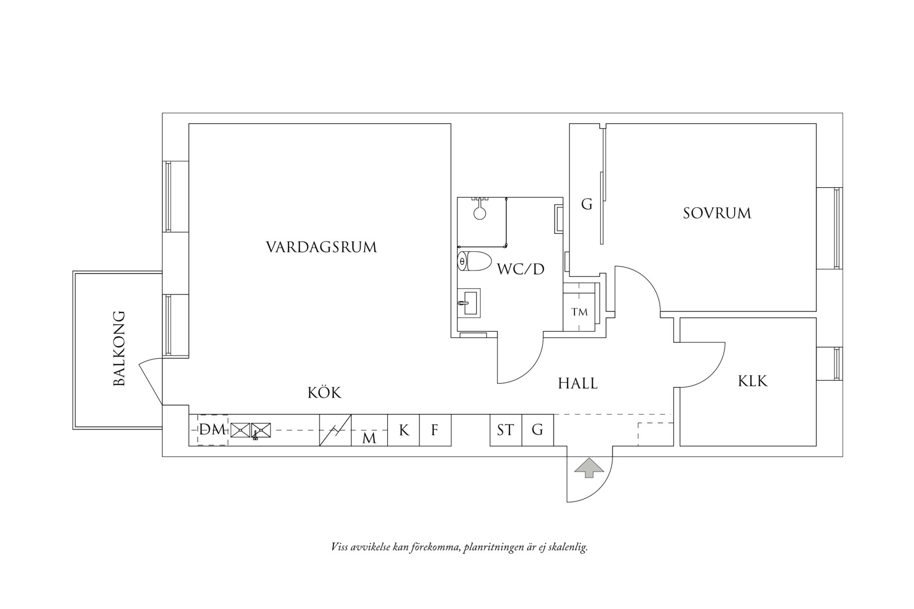 Planritning 1 Bruksgatan 32