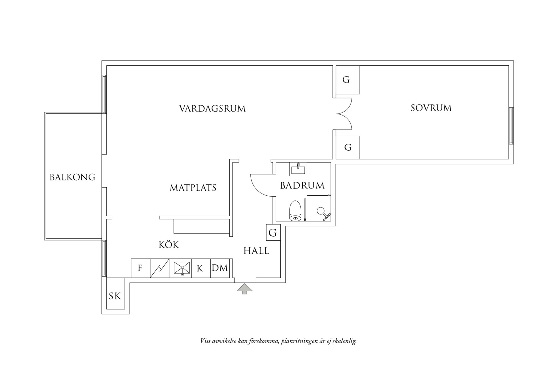 Planritning 1 Richertsgatan 12