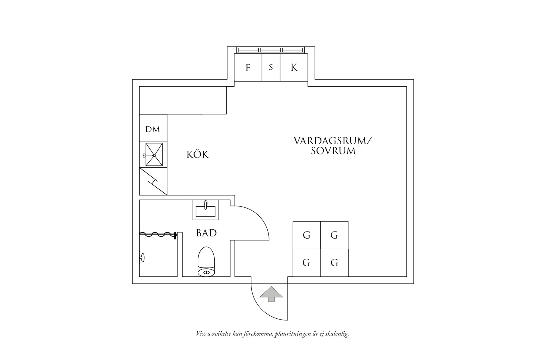 Planritning 1 Vädursgatan 1