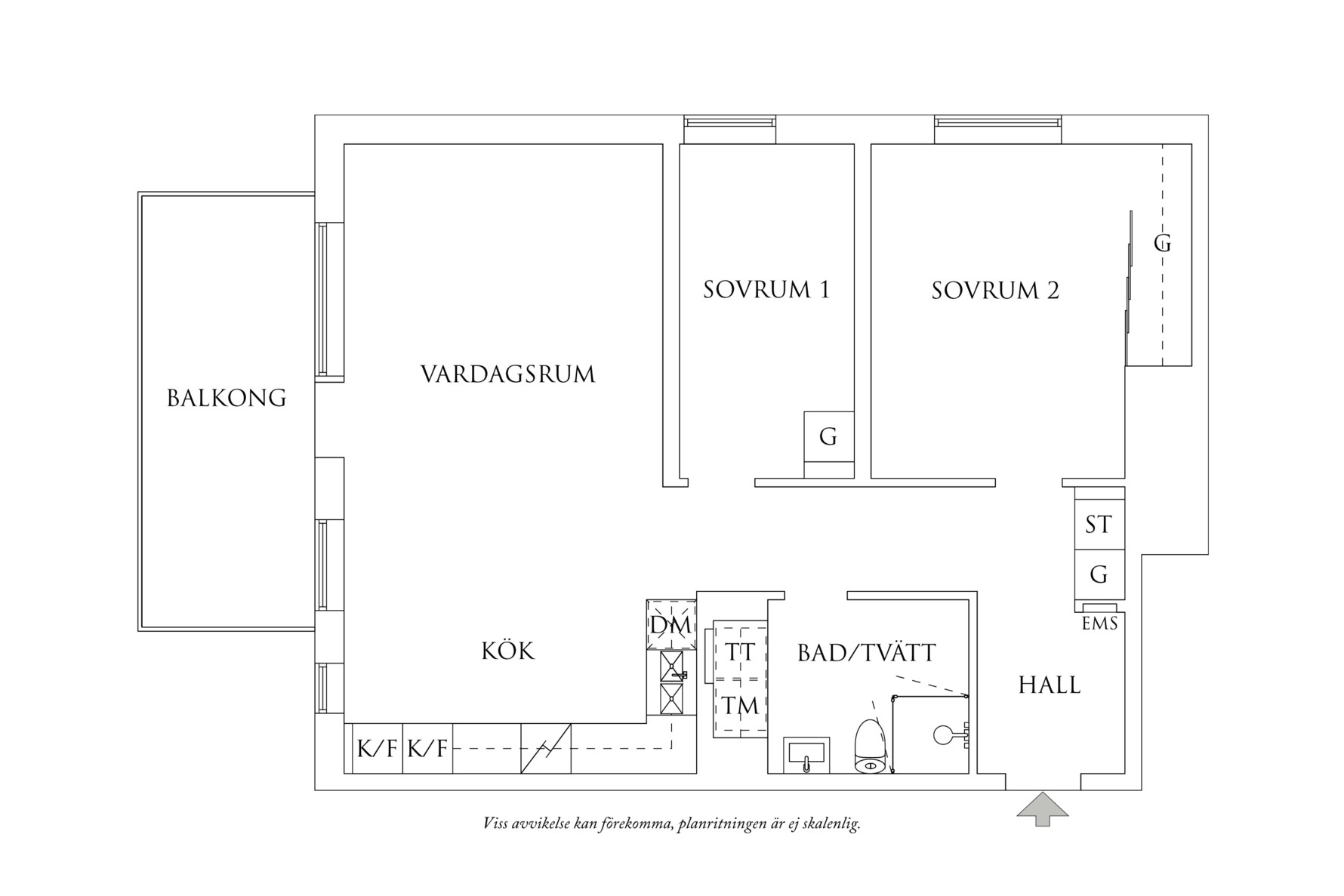 Planritning 1 Årsringsgatan 4