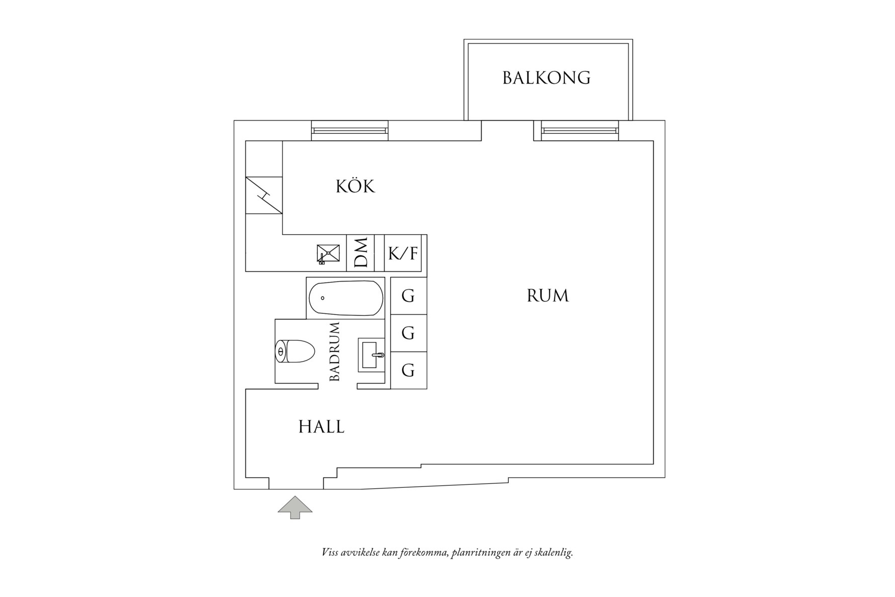 Planritning 1 Spaldingsgatan 1