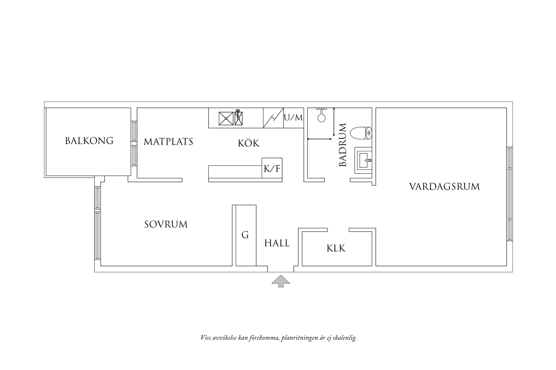 Planritning 1 Karl Gustavsgatan 33