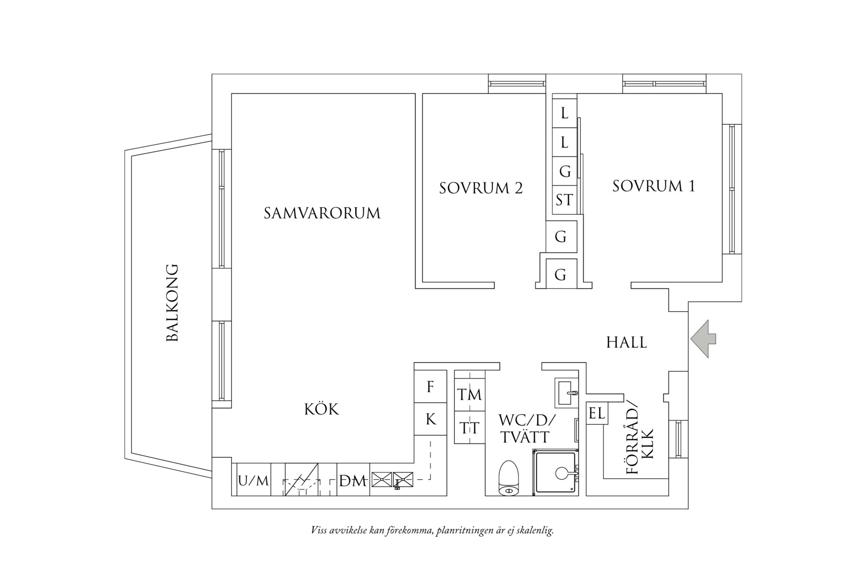 Planritning 1 Famngatan 32