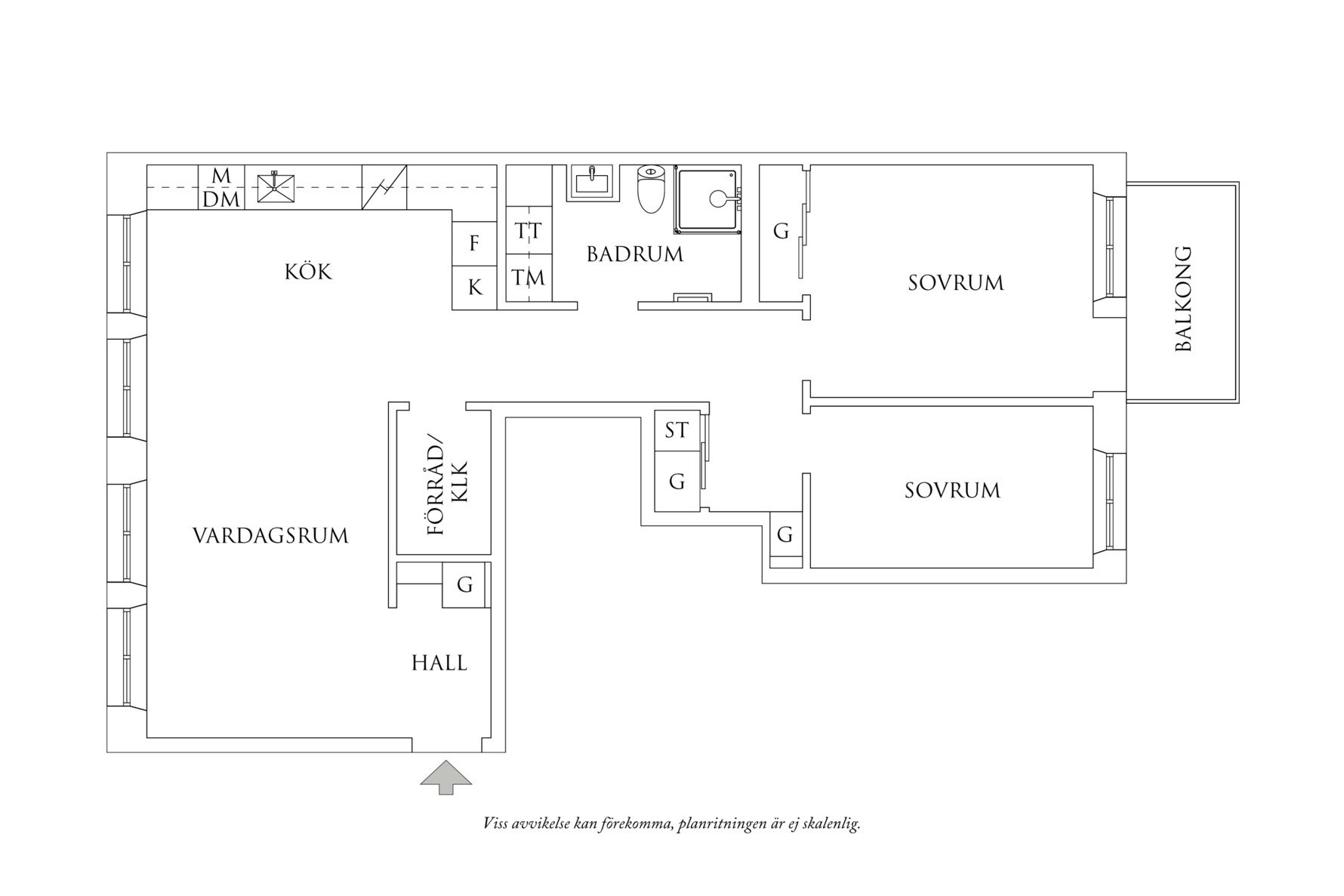 Planritning 1 Sjupundsgatan 27