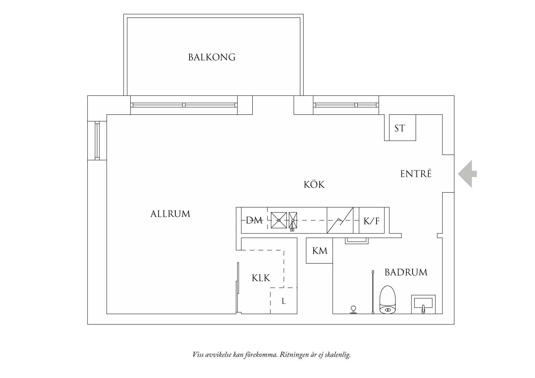 Planritning 1 Liedstrandsgatan 10