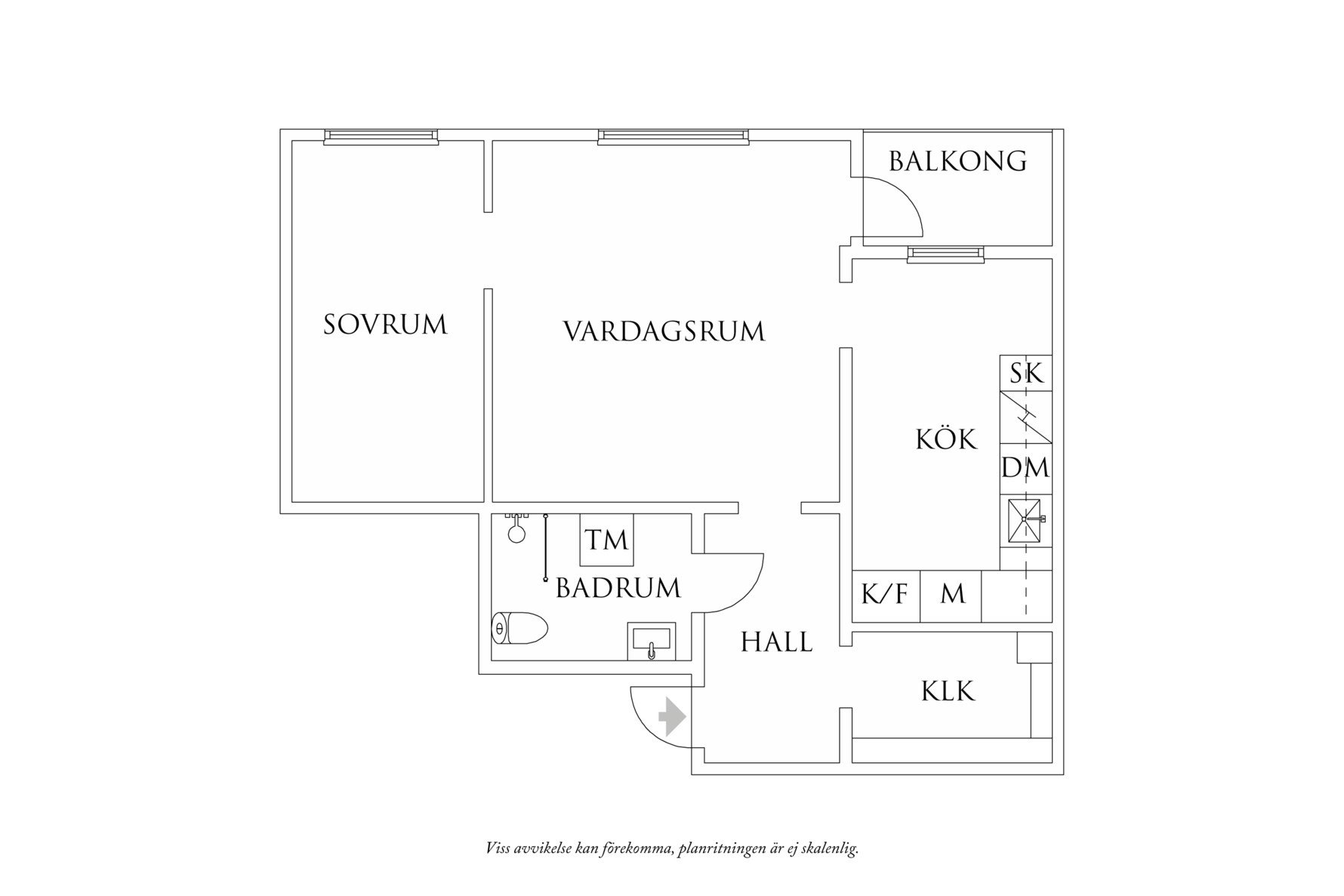 Planritning 1 Beryllgatan 66