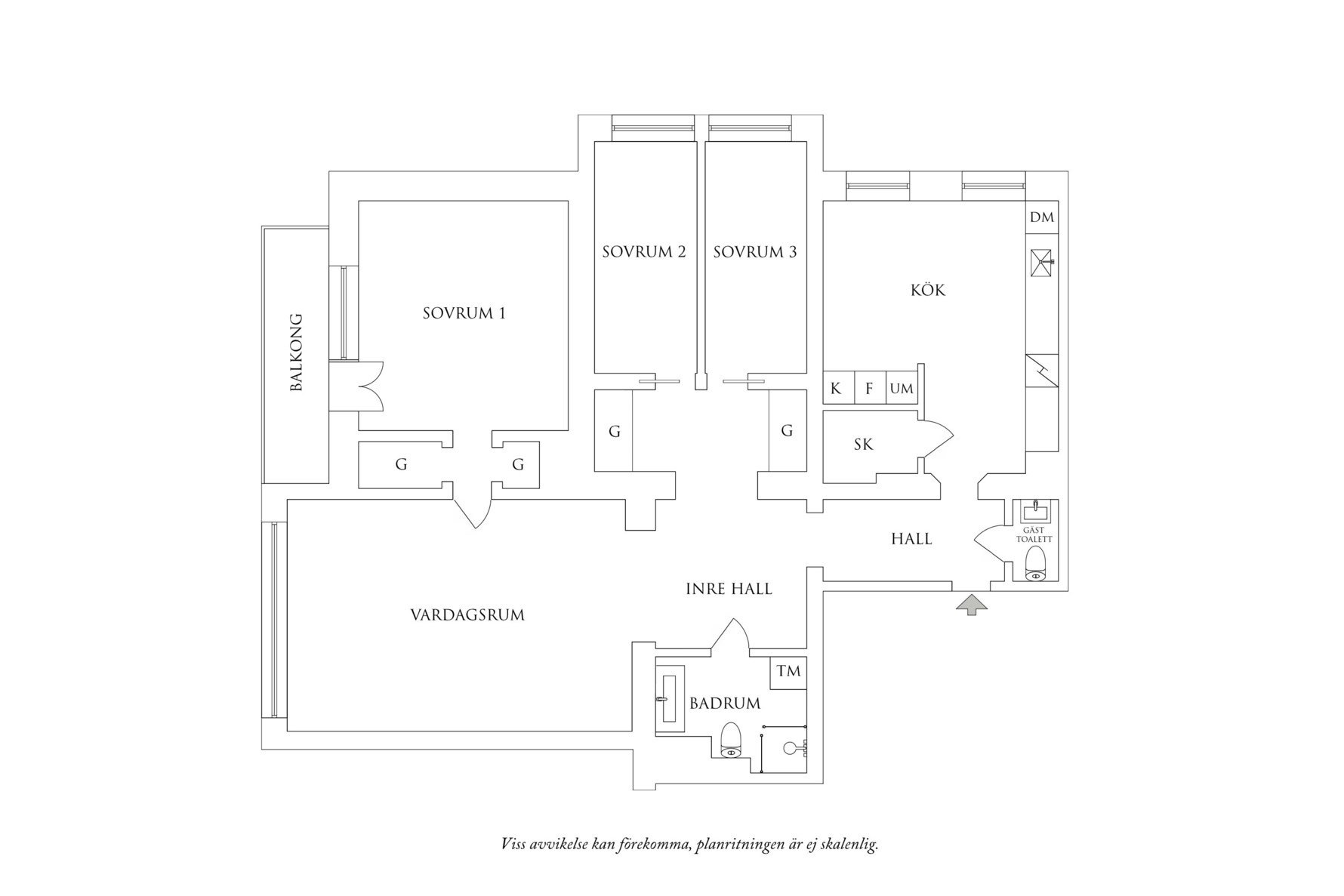 Planritning 1 Vidblicksgatan 1