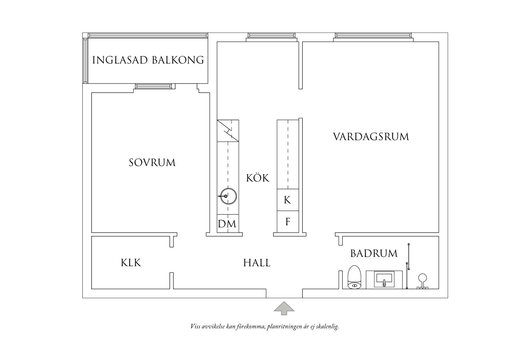 Planritning 1 Kapplandsgatan 132