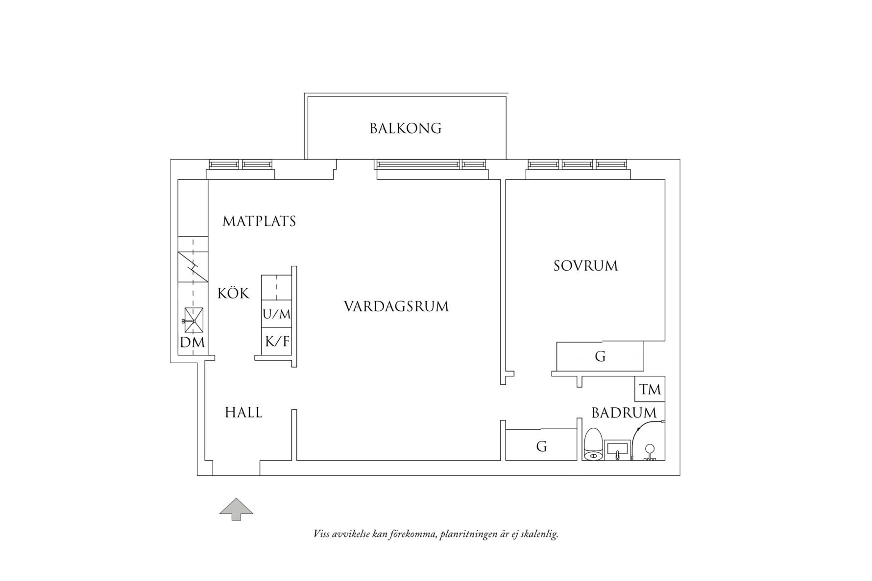 Planritning 1 Spaldingsgatan 5