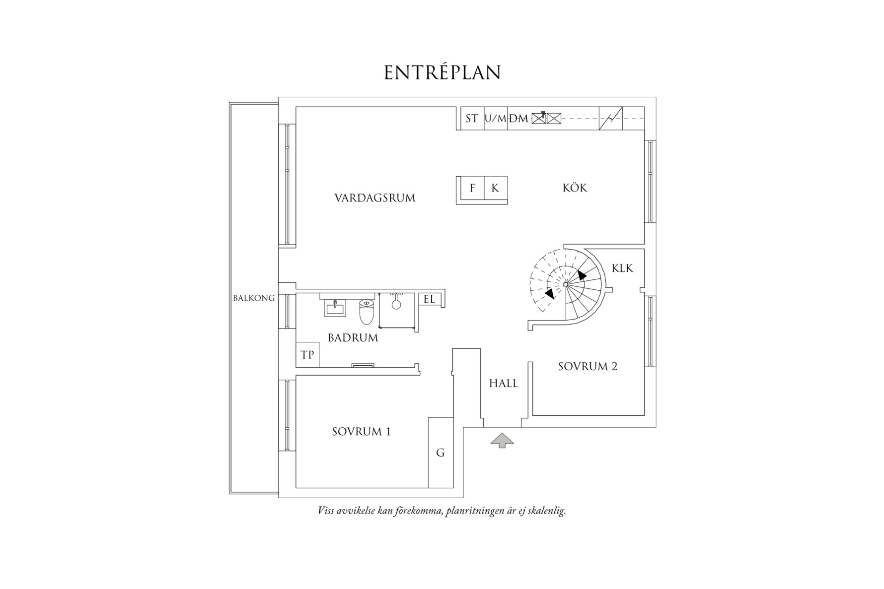 Planritning 1 Vestagatan 11