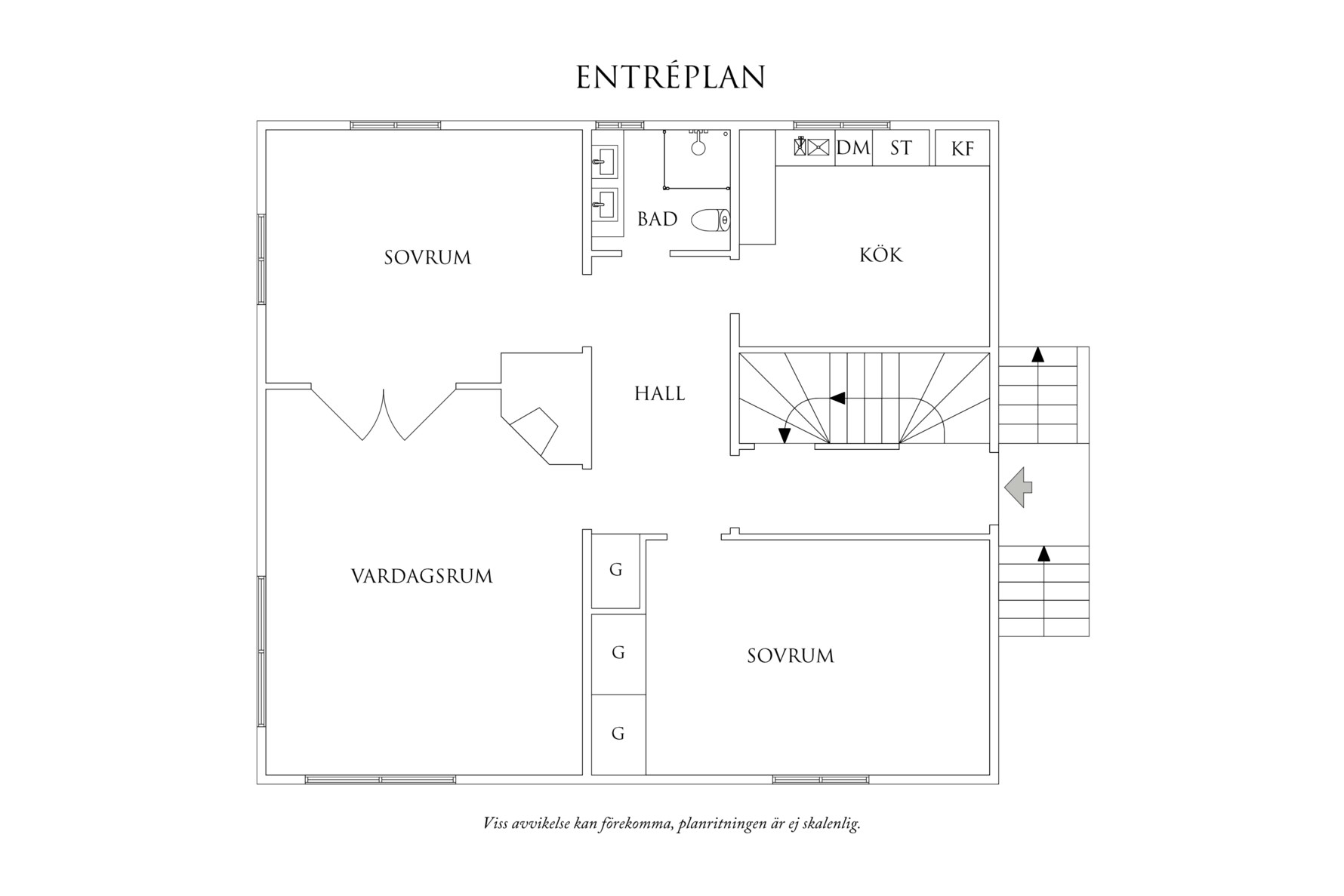Planritning 1 Gustavsgatan 76