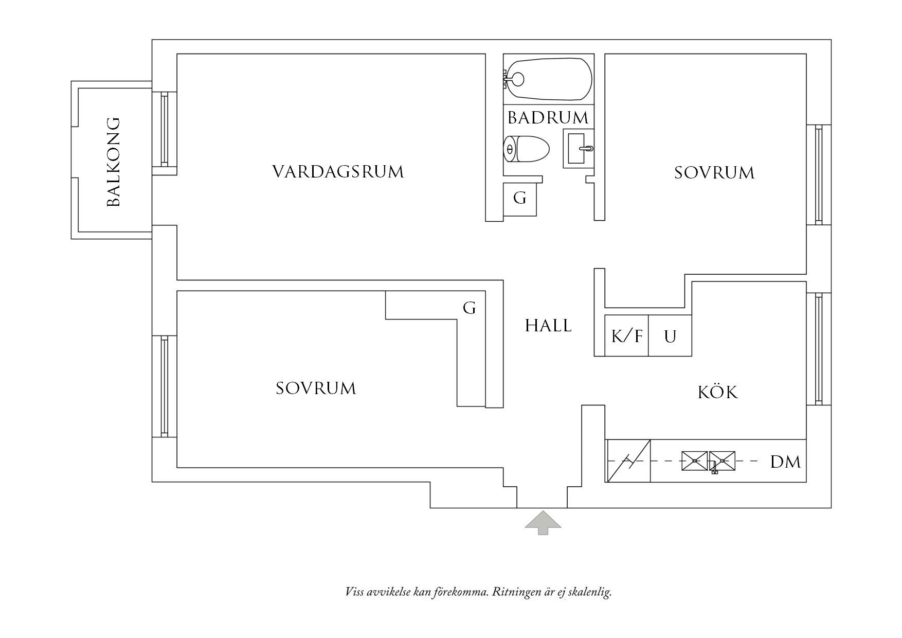 Planritning 1 Cosselsgatan 1C
