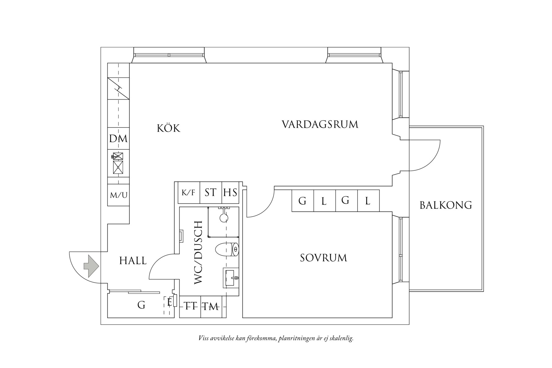 Planritning 1 Larssons Berg 4