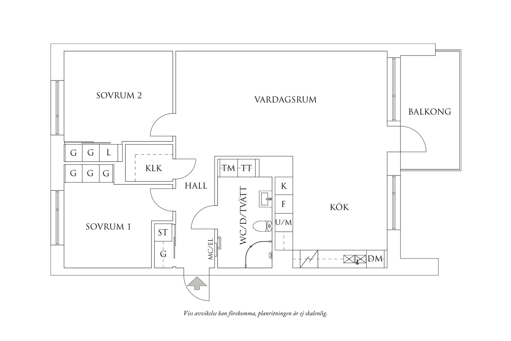 Planritning 1 Kvarnbygatan 41