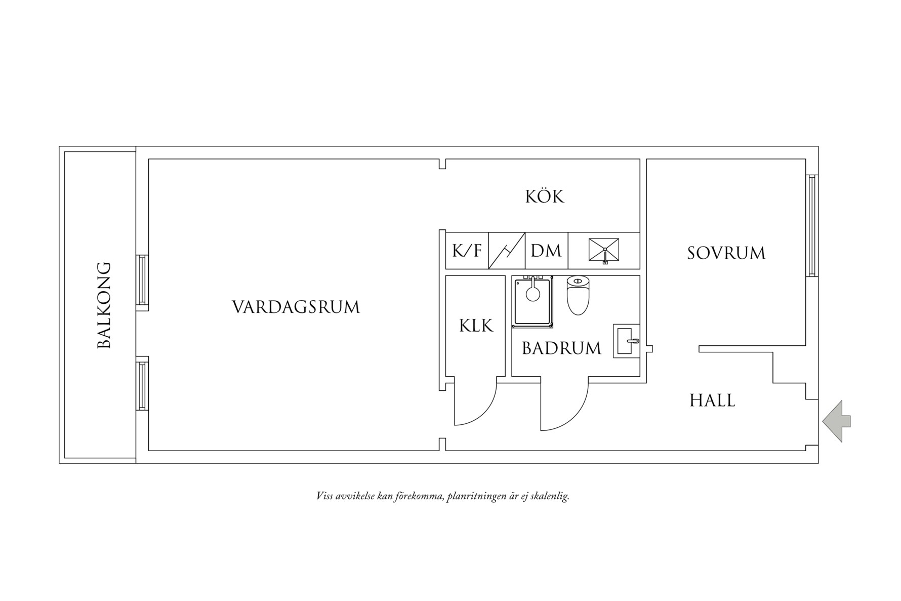 Planritning 1 Sagogången 6