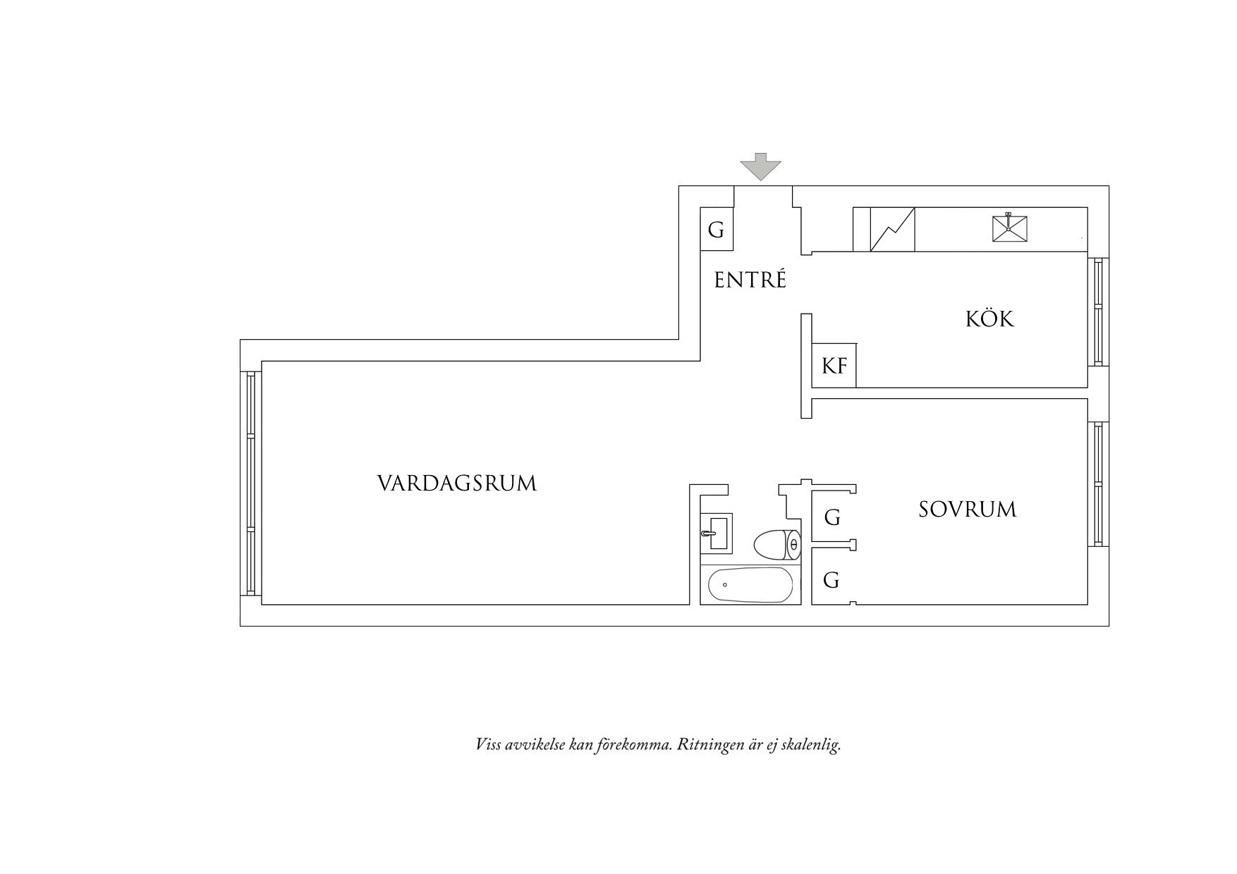 Planritning 1 Engdahlsgatan 4A