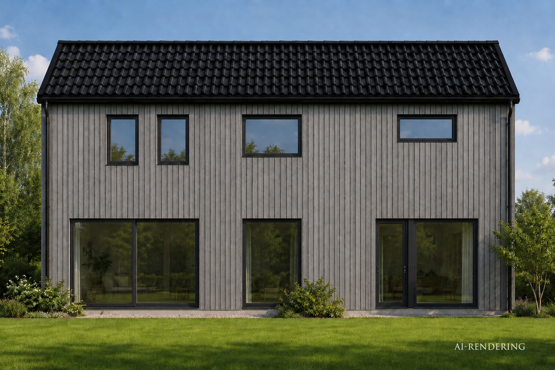 AI-rendering - Förslag från Mjöbäcksvillan