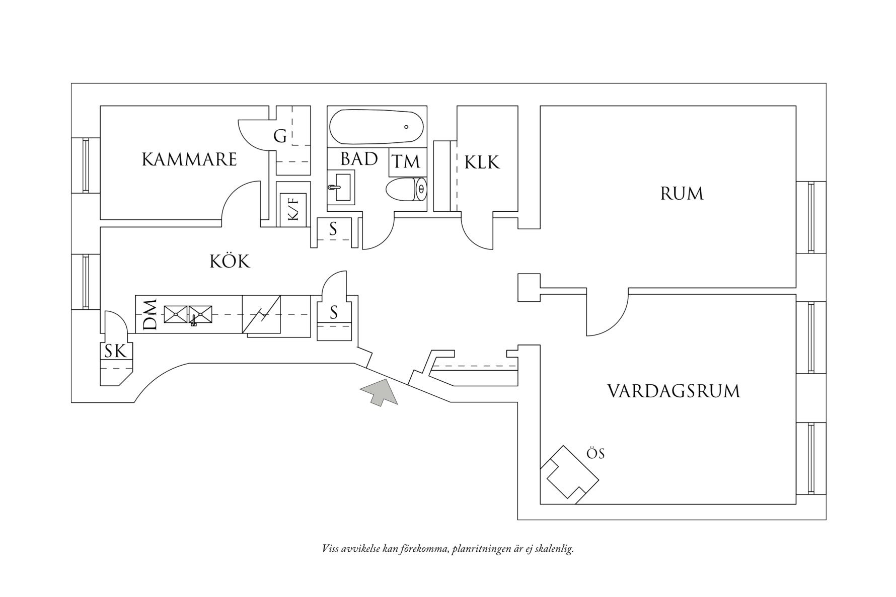 Planritning 1 Ålandsgatan 4